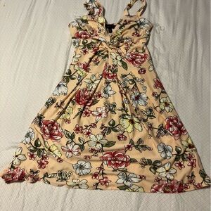 Derek Heart Floral Camisole in Cream and Red